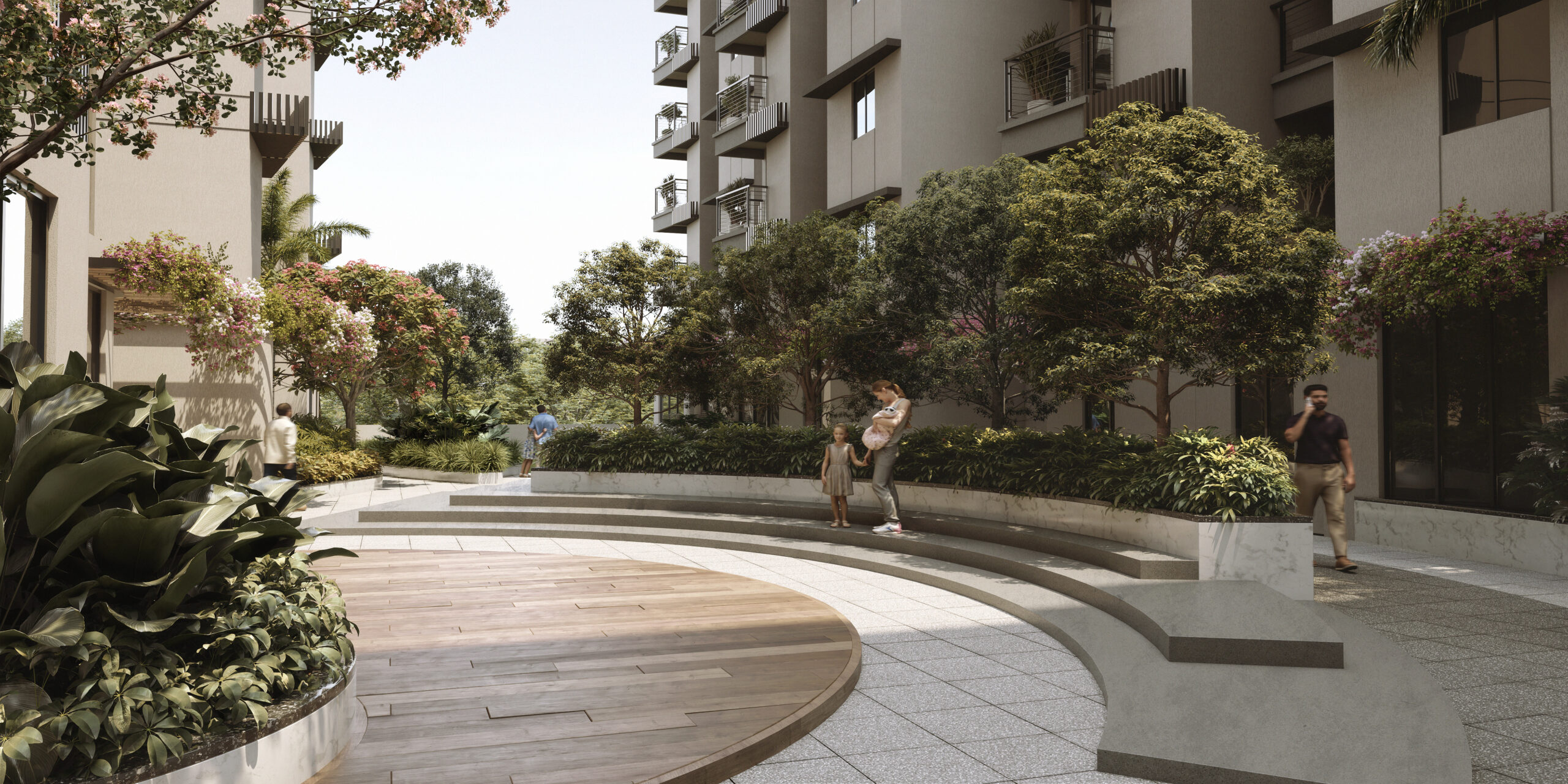 3d render of a podium